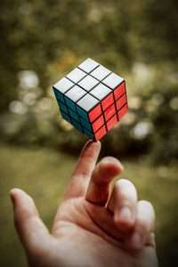 Rubiks cube image by Justus Menke - Unsplash